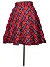 Unbranded 100% Polyester Plaid Red Casual Skirt Size S - photo 2