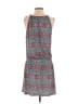 Veronica M. Paisley Gray Casual Dress Size M - photo 2