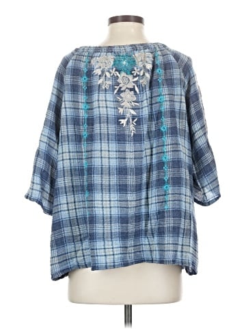 Johnny Was 3/4 Sleeve Blouse (view 2)