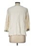 MULTIPLES Ivory 3/4 Sleeve Blouse Size L - photo 2