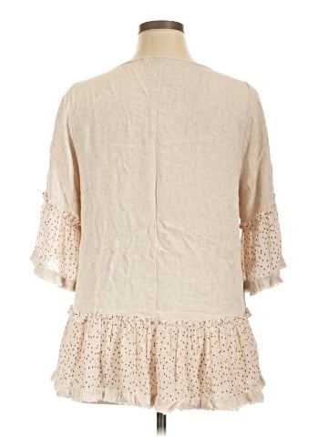Umgee 3/4 Sleeve Blouse (view 2)