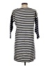 J.Crew Stripes Black Casual Dress Size S - photo 2