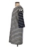 J.Crew Stripes Black Casual Dress Size S - photo 5