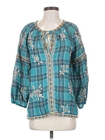 Johnny Was 3/4 Sleeve Blouse (view 1)
