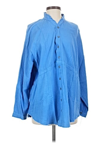 We the Free Long Sleeve Button-Down Shirt (view 1)