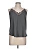 Lovestitch Gray Sleeveless Blouse Size L - photo 1