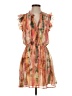 Steve Madden 100% Polyester Tie-dye Orange Cocktail Dress Size S - photo 1