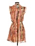 Steve Madden 100% Polyester Tie-dye Orange Cocktail Dress Size S - photo 2
