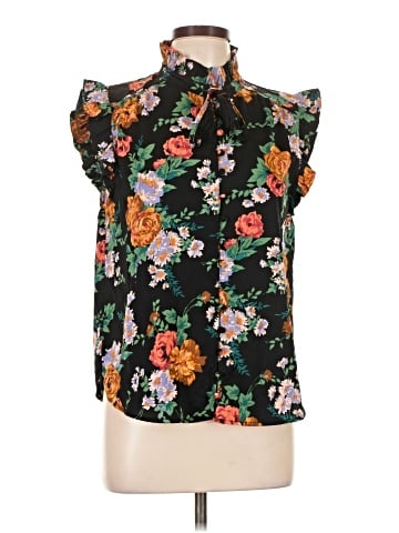 Aqua Sleeveless Blouse (view 1)