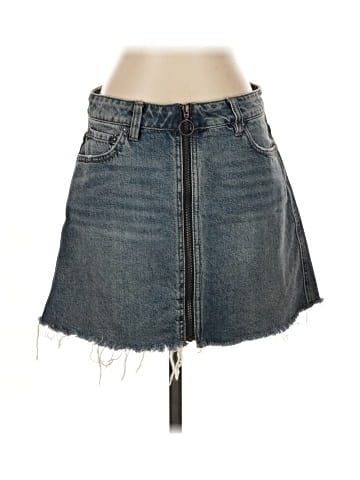 We the Free Denim Skirt (view 1)