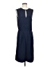 J.Crew Collection 100% Polyester Solid Blue Casual Dress Size 2 - photo 1