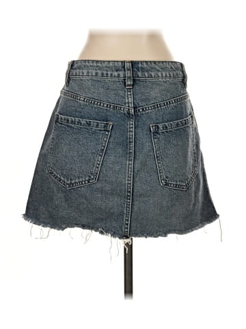 We the Free Denim Skirt (view 2)