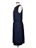 J.Crew Collection 100% Polyester Solid Blue Casual Dress Size 2 - photo 5