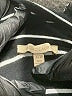 Bordeaux Stripes Black Casual Dress Size XS - photo 4