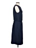 J.Crew Collection 100% Polyester Solid Blue Casual Dress Size 2 - photo 4