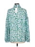 Molly Bracken Floral Green Long Sleeve Blouse Size M - photo 2