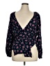 Old Navy 100% Rayon Black 3/4 Sleeve Blouse Size XL - photo 1