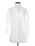 Tommy Bahama 100% Linen White Long Sleeve Blouse Size S - photo 1