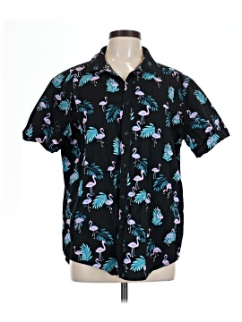 No Boundaries Short Sleeve Button Down Shirt