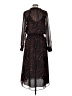 Allison Joy 100% Polyester Paisley Black Casual Dress Size M - photo 2