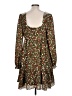 BCBG Paris Floral Green Casual Dress Size L - photo 2