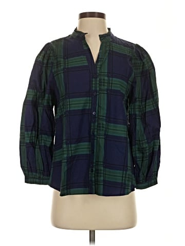 Sugarlips 3/4 Sleeve Button-Down Shirt (view 1)