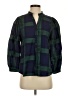 Sugarlips 100% Cotton Plaid Green 3/4 Sleeve Button-Down Shirt Size S - photo 1
