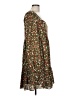 BCBG Paris Floral Green Casual Dress Size L - photo 4