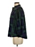 Sugarlips 100% Cotton Plaid Green 3/4 Sleeve Button-Down Shirt Size S - photo 5