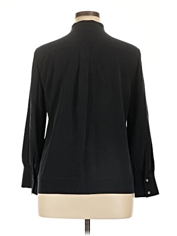 Everlane 3/4 Sleeve Silk Top (view 2)