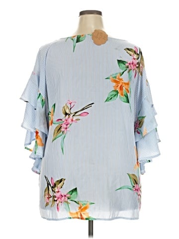 Oddi 3/4 Sleeve Blouse (view 2)