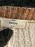 Entro 100% Polyester Stripes Brown Pullover Sweater Size M - photo 7