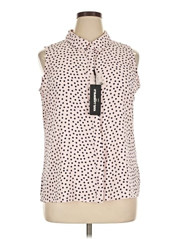 Karl Lagerfeld Paris Sleeveless Blouse (view 1)