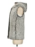 CoffeeShop 100% Polyester Gray Faux Fur Vest Size XS - photo 5
