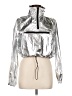 Love Tree 100% Polyester Metallic Silver Windbreaker Size M - photo 1