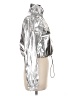 Love Tree 100% Polyester Metallic Silver Windbreaker Size M - photo 4