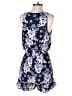 Everly 100% Polyester Floral Blue Romper Size S - photo 2