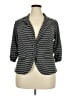 Torrid Stripes Gray Blazer Size 2X Plus (2) - photo 1