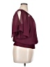 BCX 100% Polyester Burgundy Short Sleeve Blouse Size XL - photo 4
