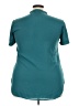 Timeson 100% Rayon Teal Short Sleeve Blouse Size XXL - photo 2