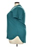 Timeson 100% Rayon Teal Short Sleeve Blouse Size XXL - photo 5