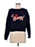 Originality Graphic Blue Pullover Sweater Size M - photo 1