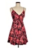 Free People Print Red Cocktail Dress Size 6 - photo 1