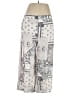 Johnny Was 100% Linen Print Silver Linen Pants Size XL - photo 1
