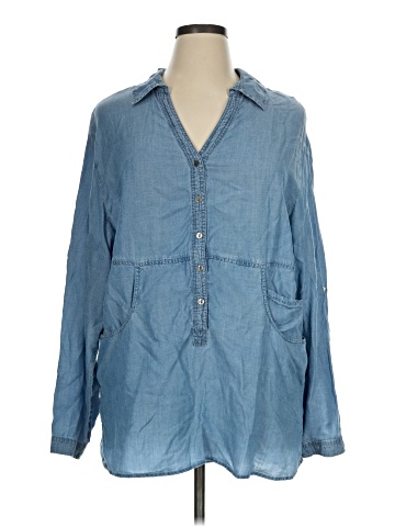 MiracleBody Long Sleeve Blouse (view 1)