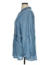 MiracleBody Blue Long Sleeve Blouse Size XL - photo 5