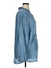 MiracleBody Blue Long Sleeve Blouse Size XL - photo 4