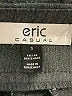 Eric Casual Solid Gray Dress Pants Size S - photo 7