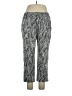 Coldwater Creek Animal Print Silver Casual Pants Size 16 - photo 1