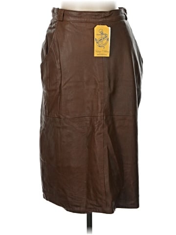 Echtes Leder Faux Leather Skirt (view 2)